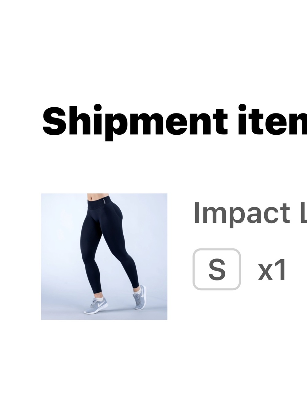 High-Waist Black Performance Leggings